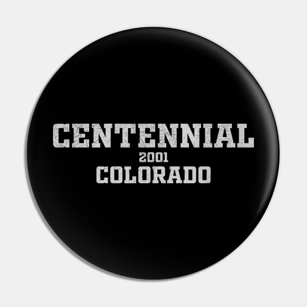 Centennial Colorado Pin by RAADesigns