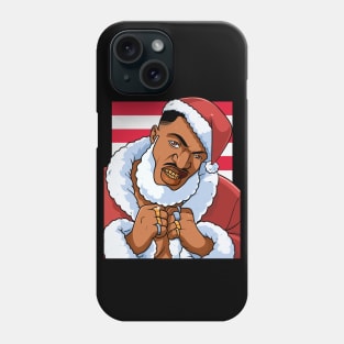 Black Santa Claus Xmas Gangster Cool Christmas Phone Case