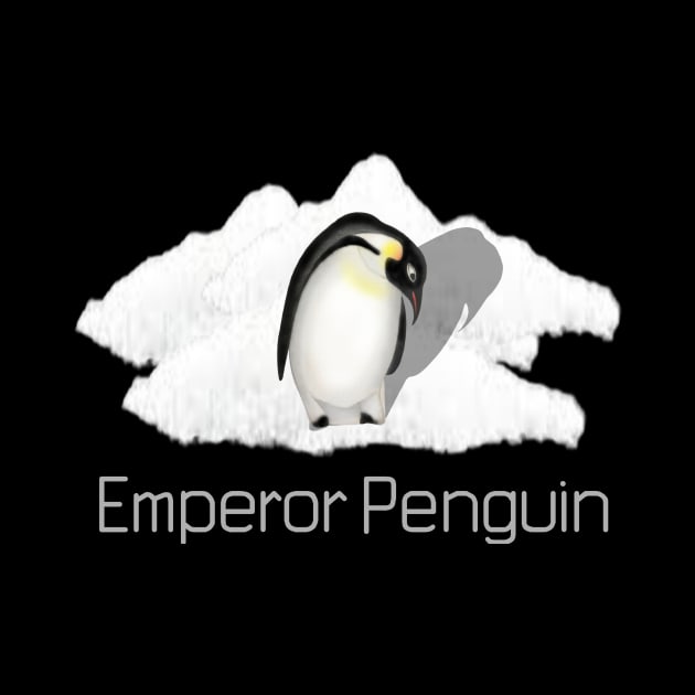 Emperor Penguin Labeled by ArtAndBliss