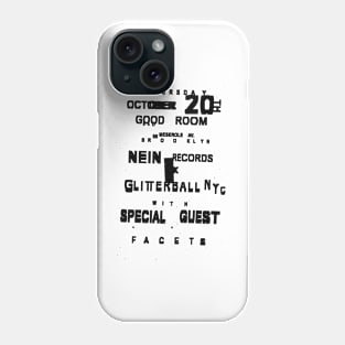 Thursday October 20 Good Room retro old style quote Phone Case