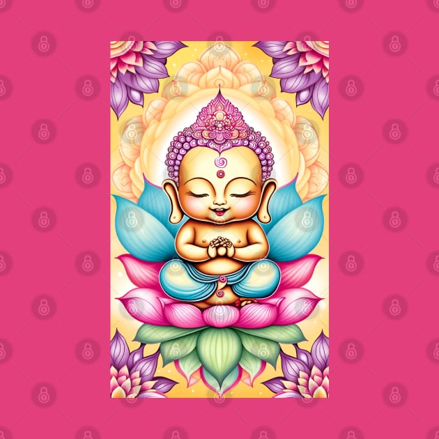 Baby Buddha Lotus Flower by mariasshop