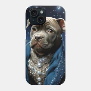 Jewelled Staffy Phone Case