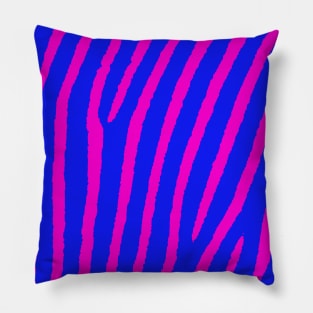 Zebra Print (Pink & Blue) Pillow