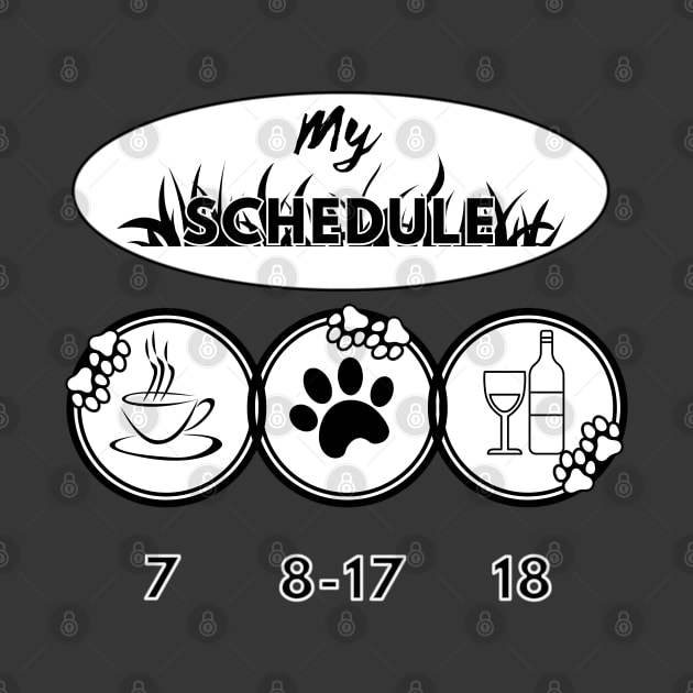 dog's lover schedule by GraphGeek