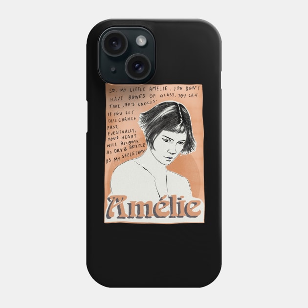 Amelie by little miss Phone Case by sandimarshel