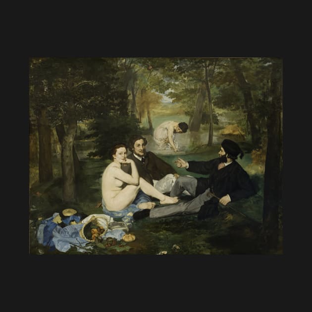 Edouard Manet- The Luncheon on the Grass by SybaDesign