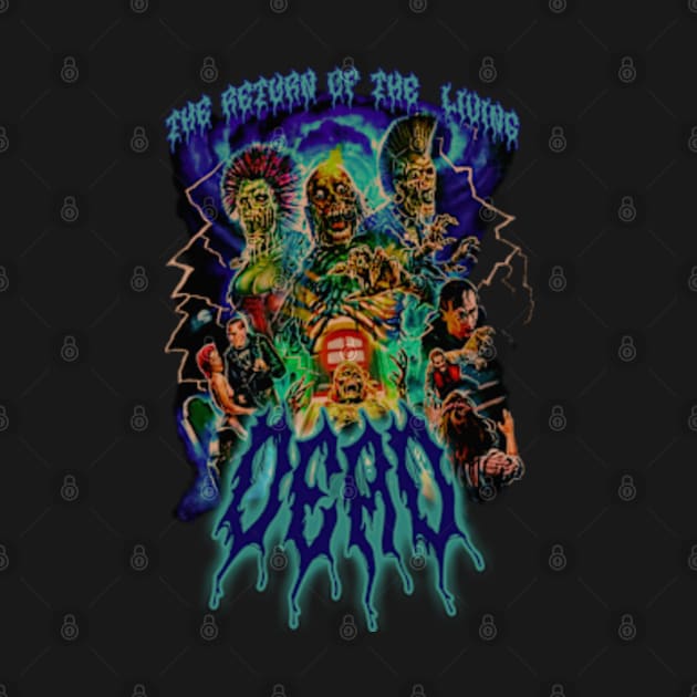 The Return Of The Living Dead, Vintage Horror. (Version 2) by The Dark Vestiary