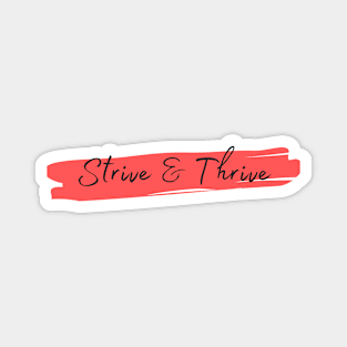 Strive & Thrive Logo Magnet