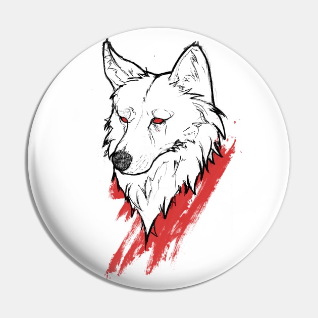 Wolf Pin by Unchained Tom