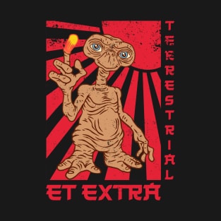 ET Extra Terrestrial Retro Japanese T-Shirt