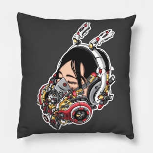 Woman Cyborg Pillow