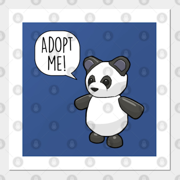 Adopt Me Panda Adopt Me Posters And Art Prints Teepublic Uk - roblox adopt me pets panda