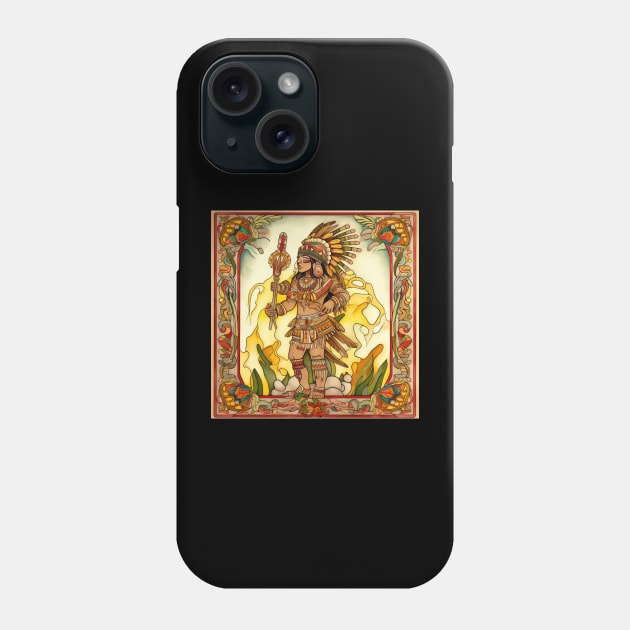 Huitzilopochtli Aztec deity Phone Case by ComicsFactory