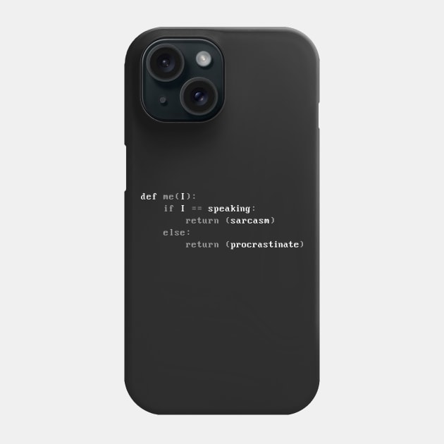 Hard Coded [Python] Phone Case by rasabi