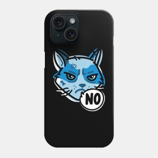 Smurf Cat Angry No Phone Case