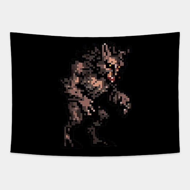 WEREWOLF Tapestry by abovetheundergroundbrand