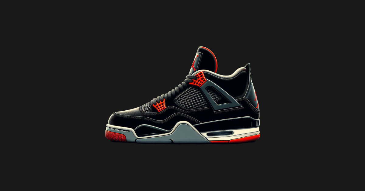 michael jordan wearing retro 4