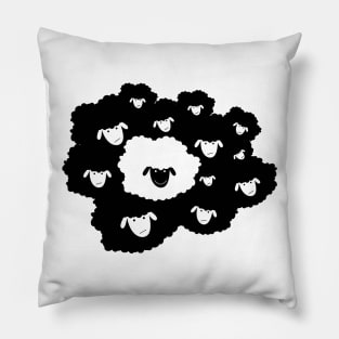 WHITE SHEEP Pillow