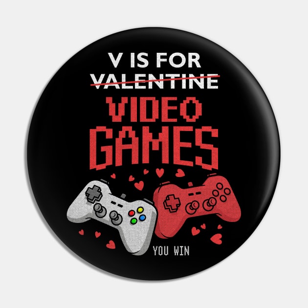 V Is for video games funny valentines day Pin by opippi