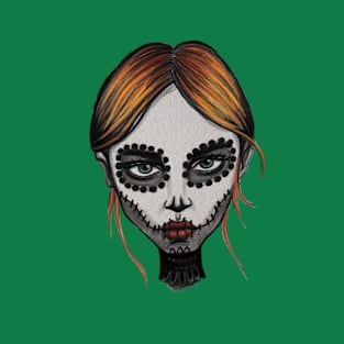 Dia de los muertos girl 2 T-Shirt