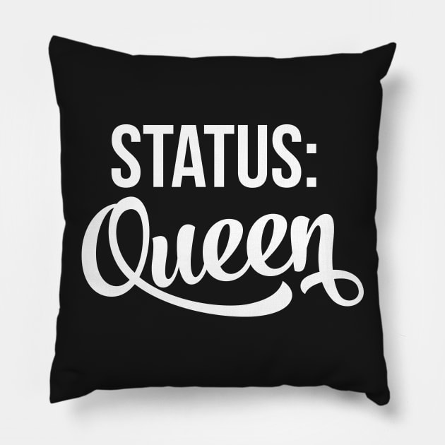 Status Black Queen Pillow by UrbanLifeApparel