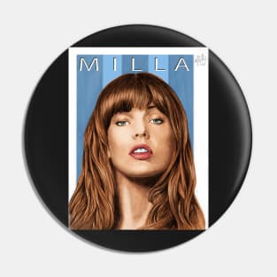 My name is MILLA (portrait of Milla Jovovich) Pin