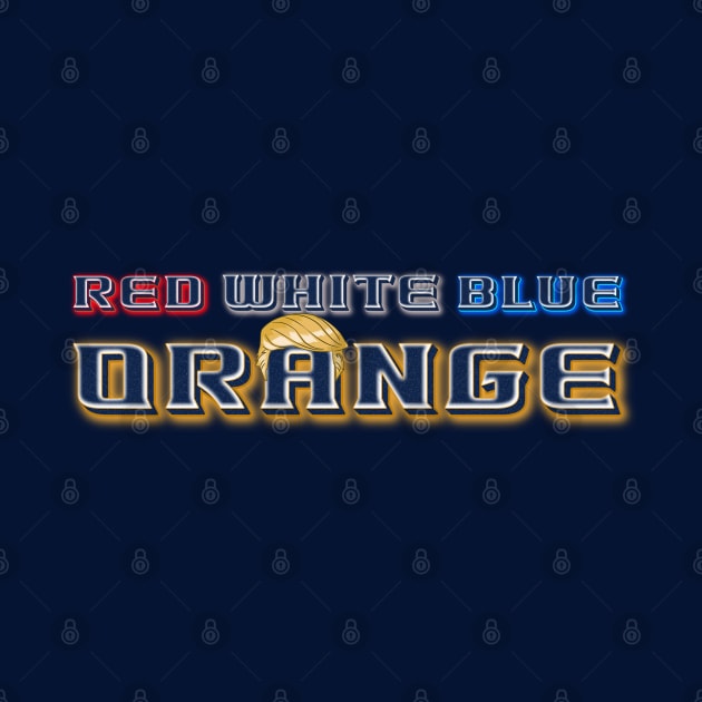 Red, White, Blue & Orange by ILLannoyed 