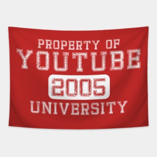 Property of YouTube University Tapestry