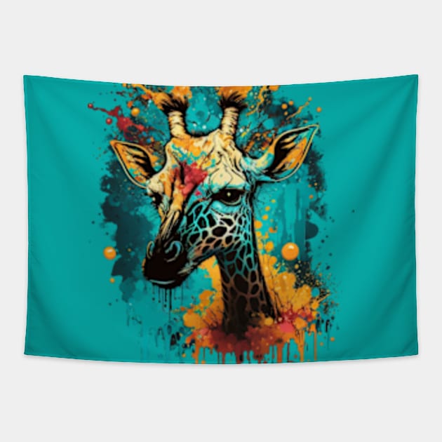 giraffe lover Tapestry by Mailson