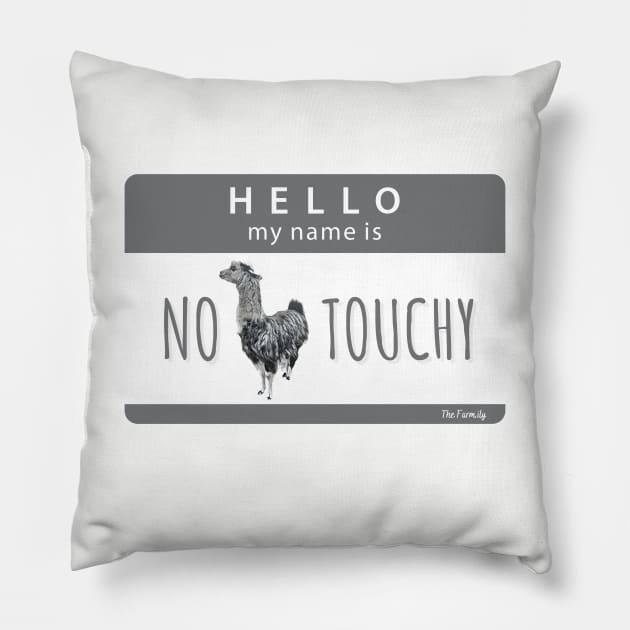 No Touchy Pillow by The Farm.ily