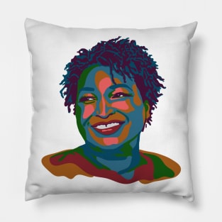 Voting Rights Hero - Stacey Abrams Pillow