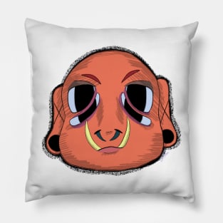 Peach monster Pillow