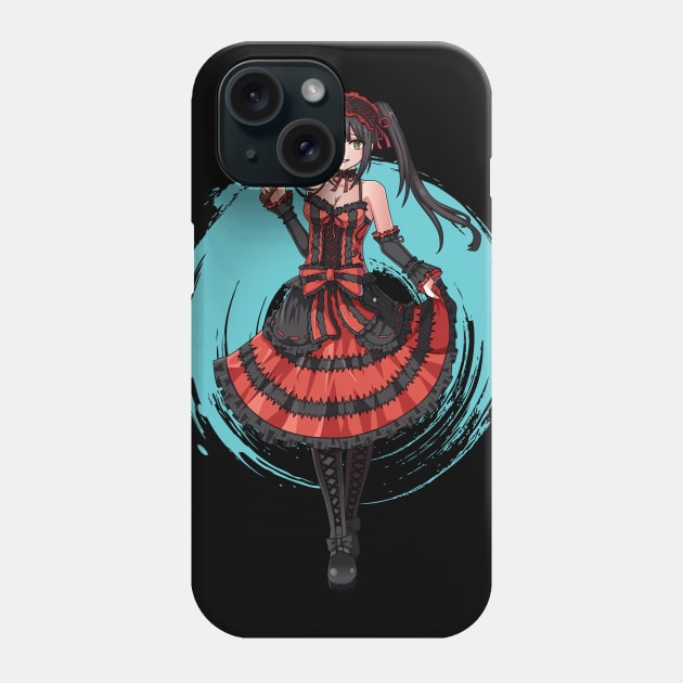 date a live -Kurumi Tokisaki Phone Case by Hala Art