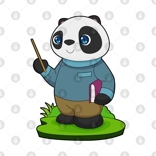 Panda Teacher Pointer by Markus Schnabel