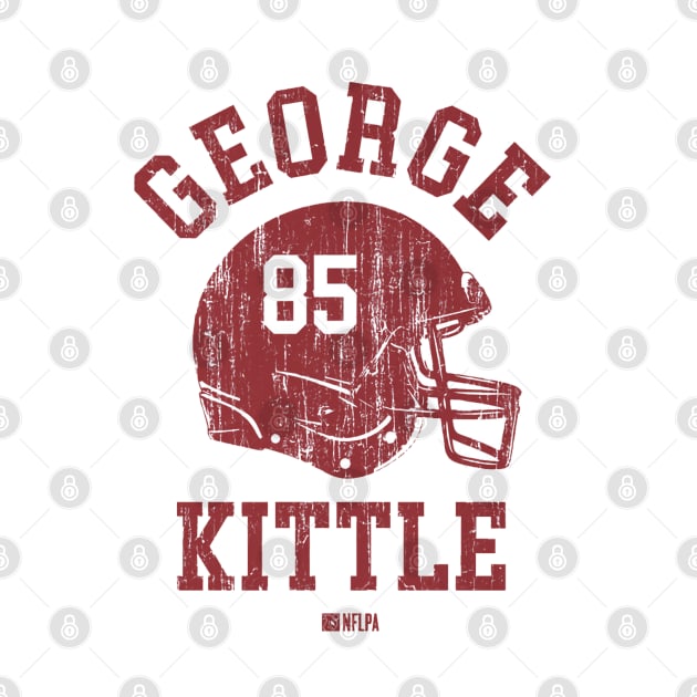 George Kittle San Francisco Helmet Font by TodosRigatSot