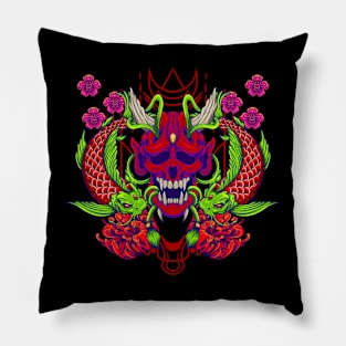 Oni Skull 1.4 Pillow