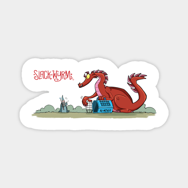 Get in your crate Magnet by Slack Wyrm