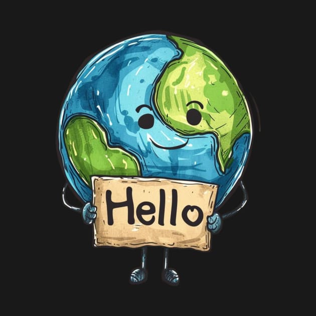 Earth hello by Crazy skull