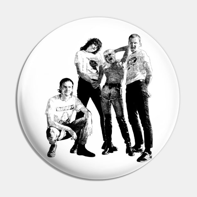 Amyl And The Sniffers - Vintage 90's Pin by terilittleberids