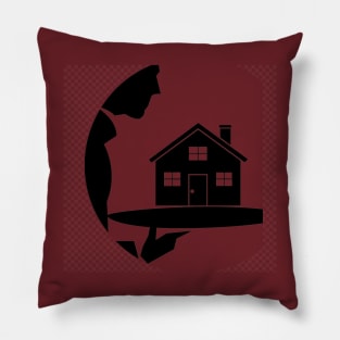 dream house in hand Pillow