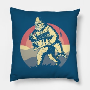 Fishing with Bigfoot: Reeling in the Fun Pillow