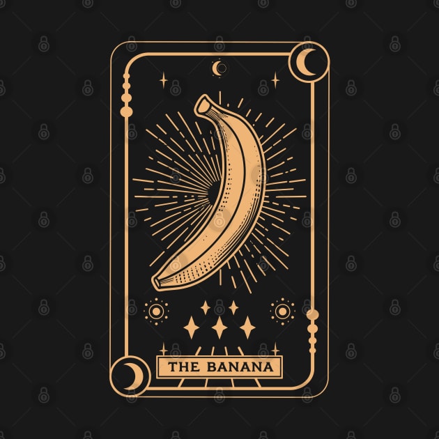 Banana Tarot Card Gothic Meme Novelty Funny Banana by KsuAnn