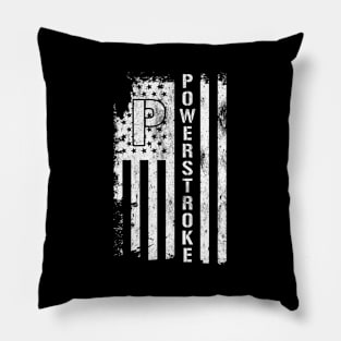 Powerstroke American Flag Pillow