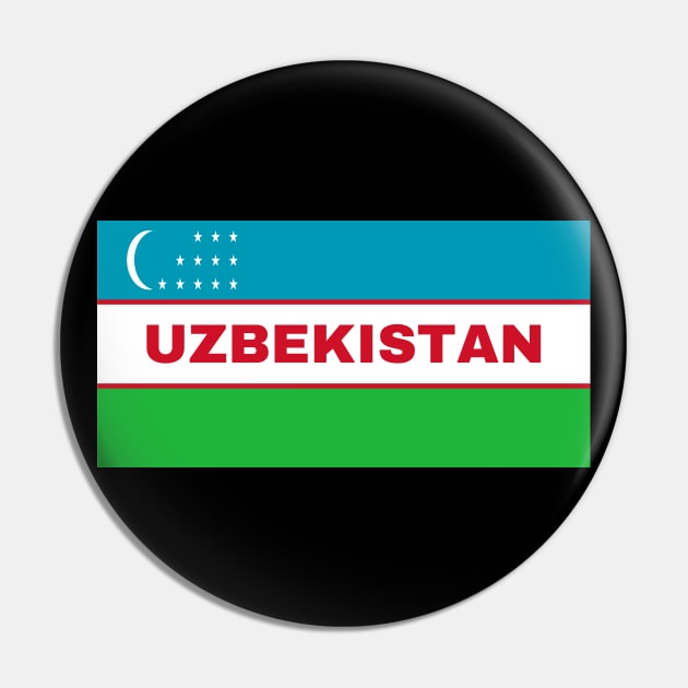 Uzbekistan Flag Pin by aybe7elf