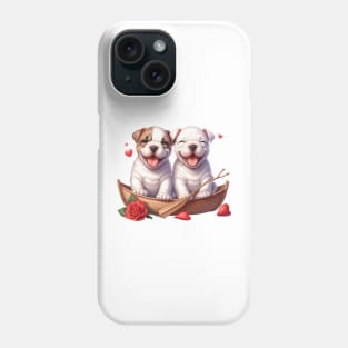 Valentine Bulldog Couple Phone Case