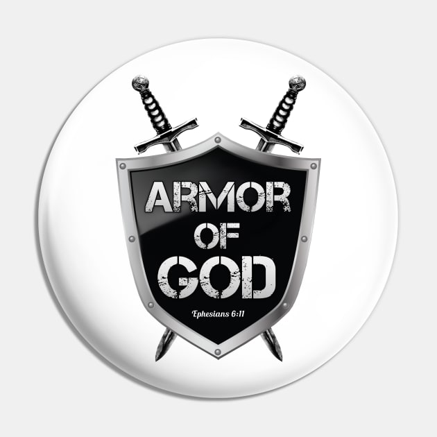 Armor Of God Pin by Javacustoms