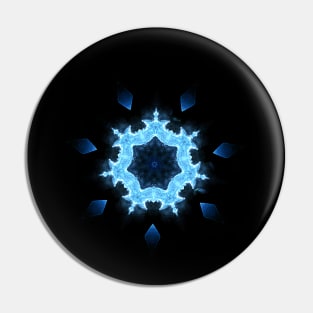 Space Snowflake Pin