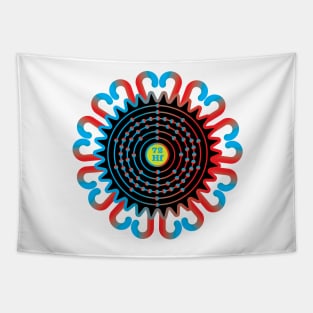 Hafnium Ornament Tapestry