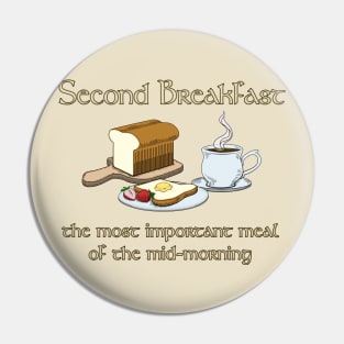 Second Breakfast Pin