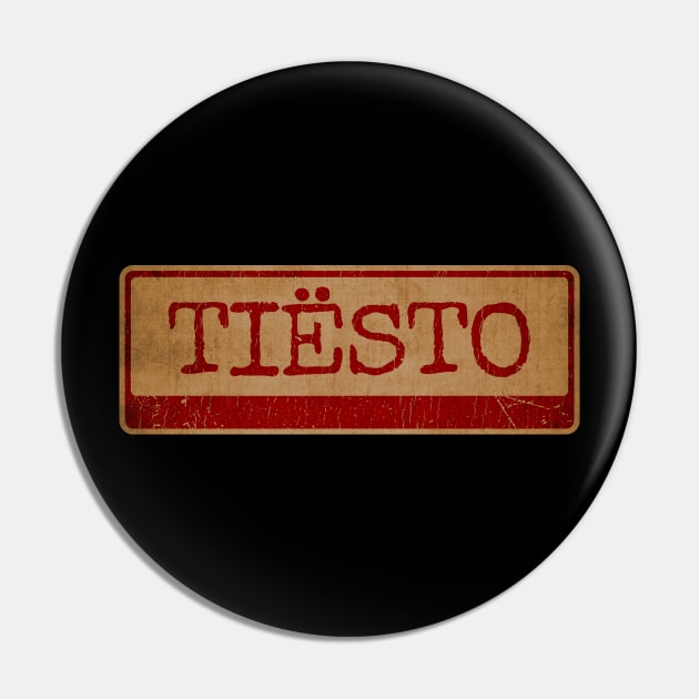 Typewriter - Tiesto Pin by Skeletownn